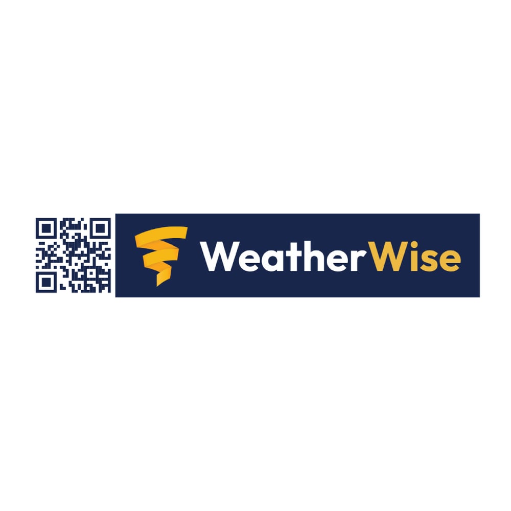 WeatherWise weather app — scan the QR code or select to visit WeatherWise